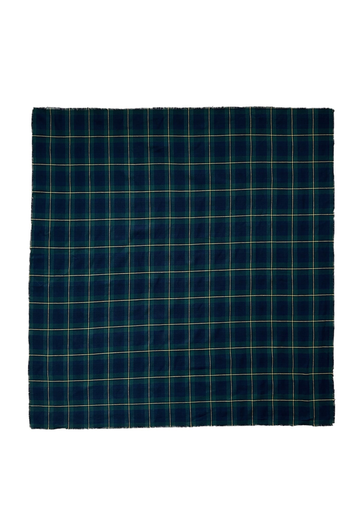 Foulard femme tartan bleu et vert foulard femme